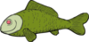 Green Fish Clip Art